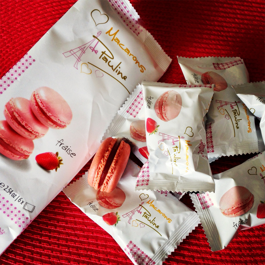 Macarons de Pauline fraise